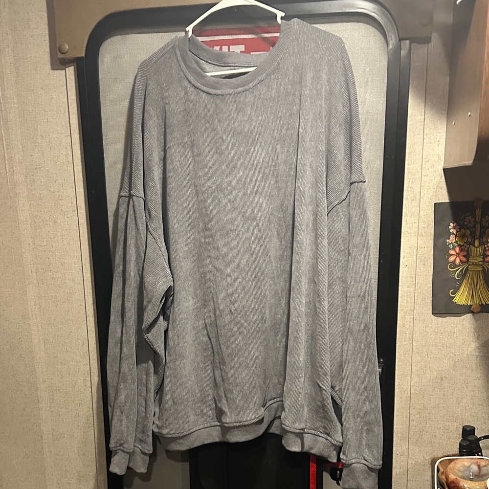 Amazon Gray Women's Crew Neck Sweater